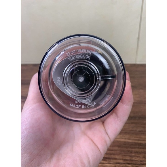 Panera Bread Sip Club VIP Clear Acrylic Tumbler Reusable Cup Insulated BPA Free - Picture 5 of 5